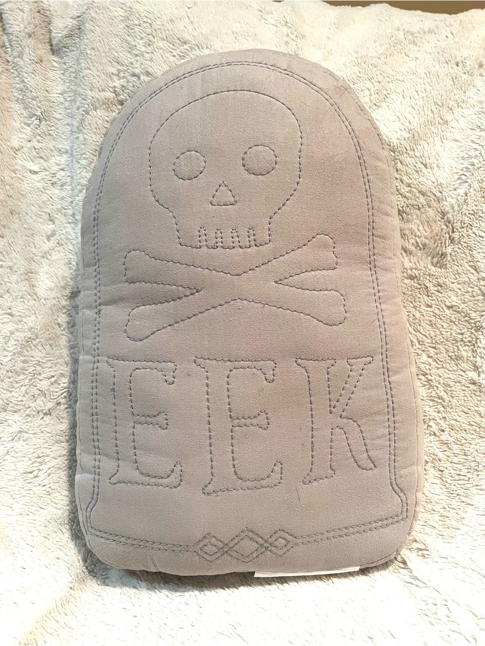 Tombstone Halloween Pillow